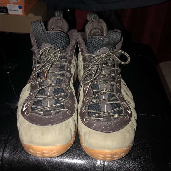 olive green foamposites